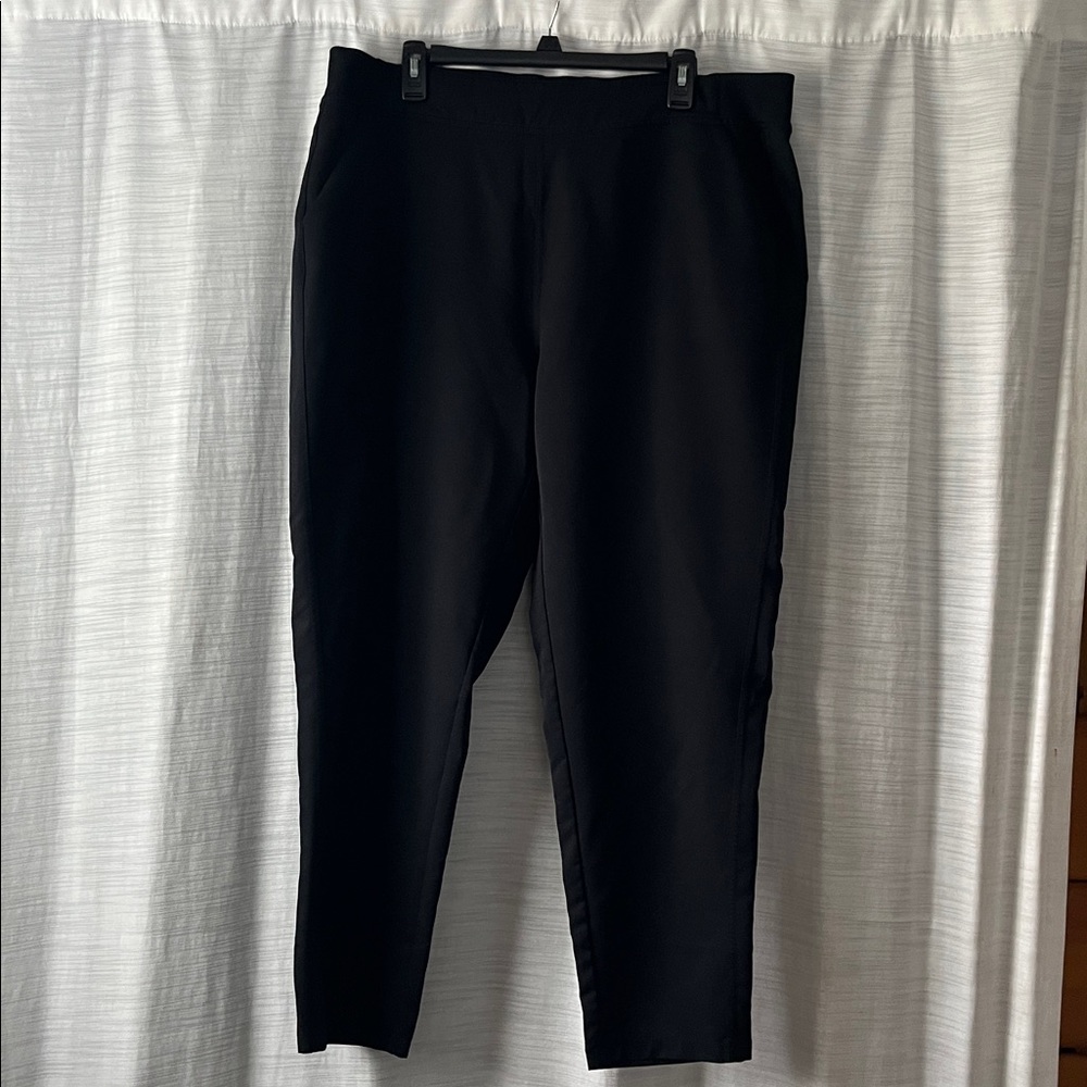 32 Degrees COOL™ Black XL Moisture Wicking Straight Chino Pants with Pockets